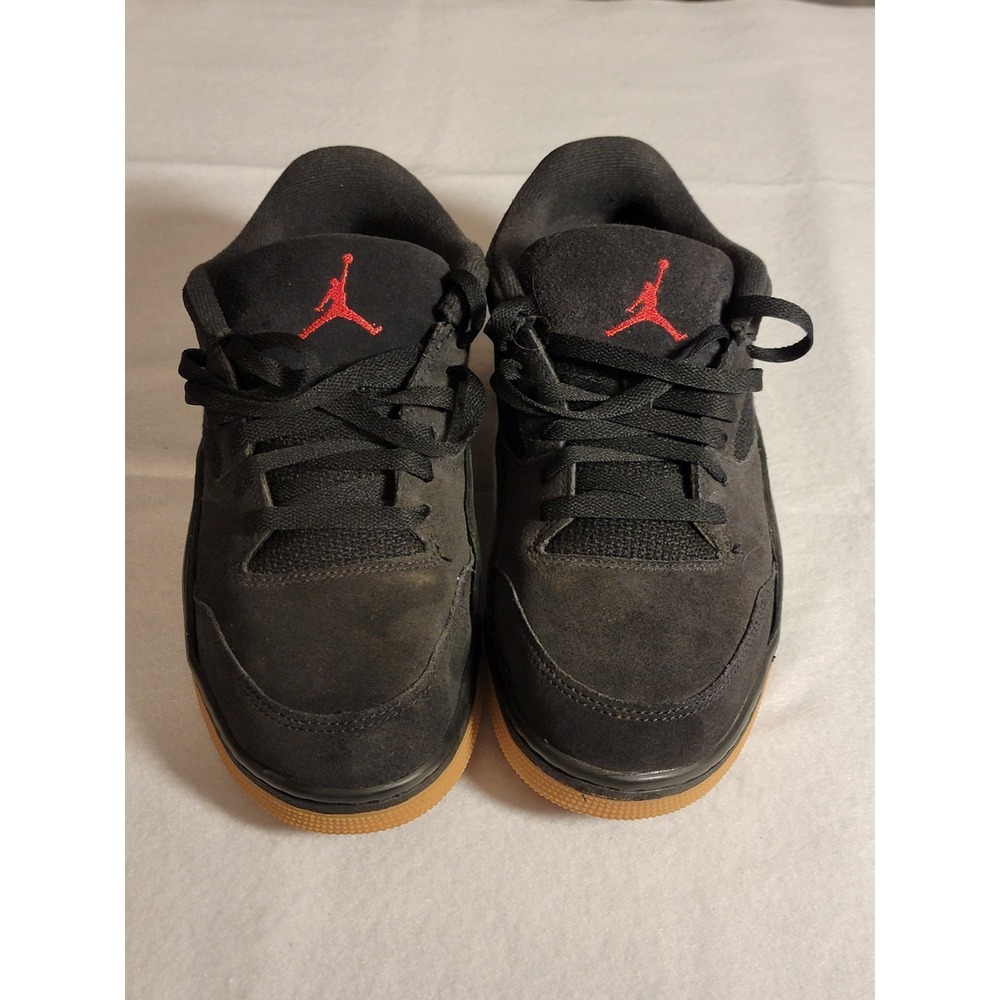 Nike Jordan Flight Court 'Black Varsity‎ Red' Gum HF3255-001 Men's Size 10 Shoes